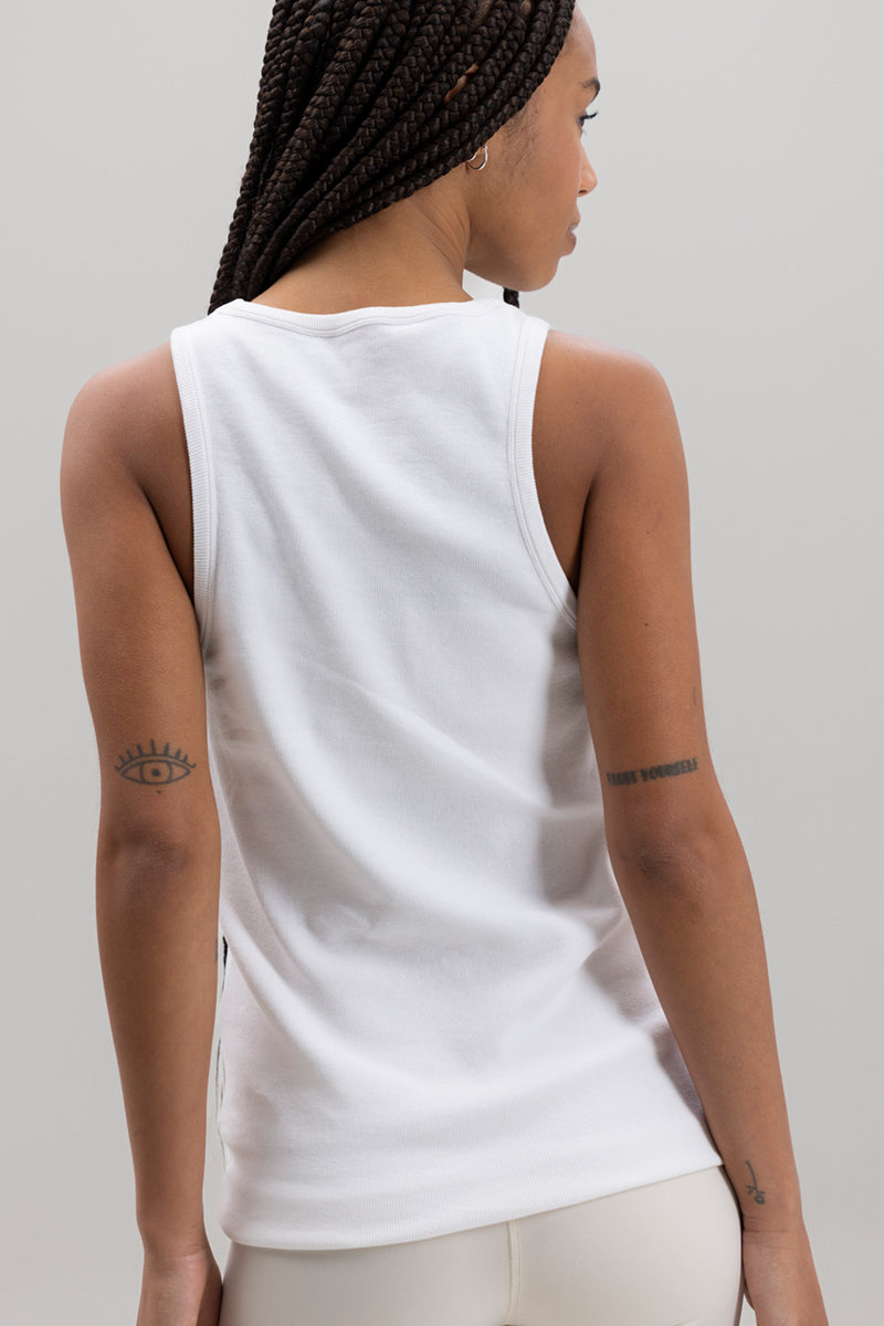 Rib Tank White