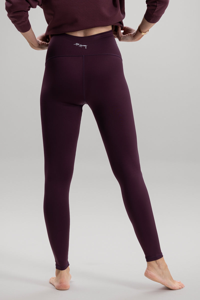 Maternity Leggings Wine