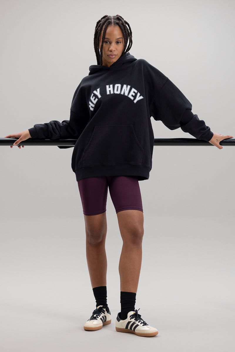 Hoodie Hey Honey Black