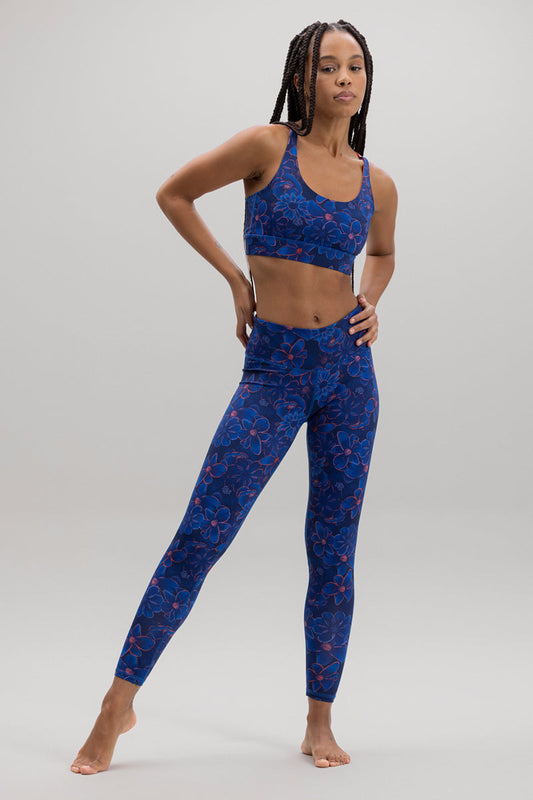 Cropped Leggings Flower Daze
