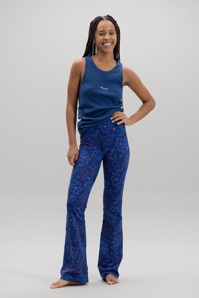 Flared Leggings Flower Daze