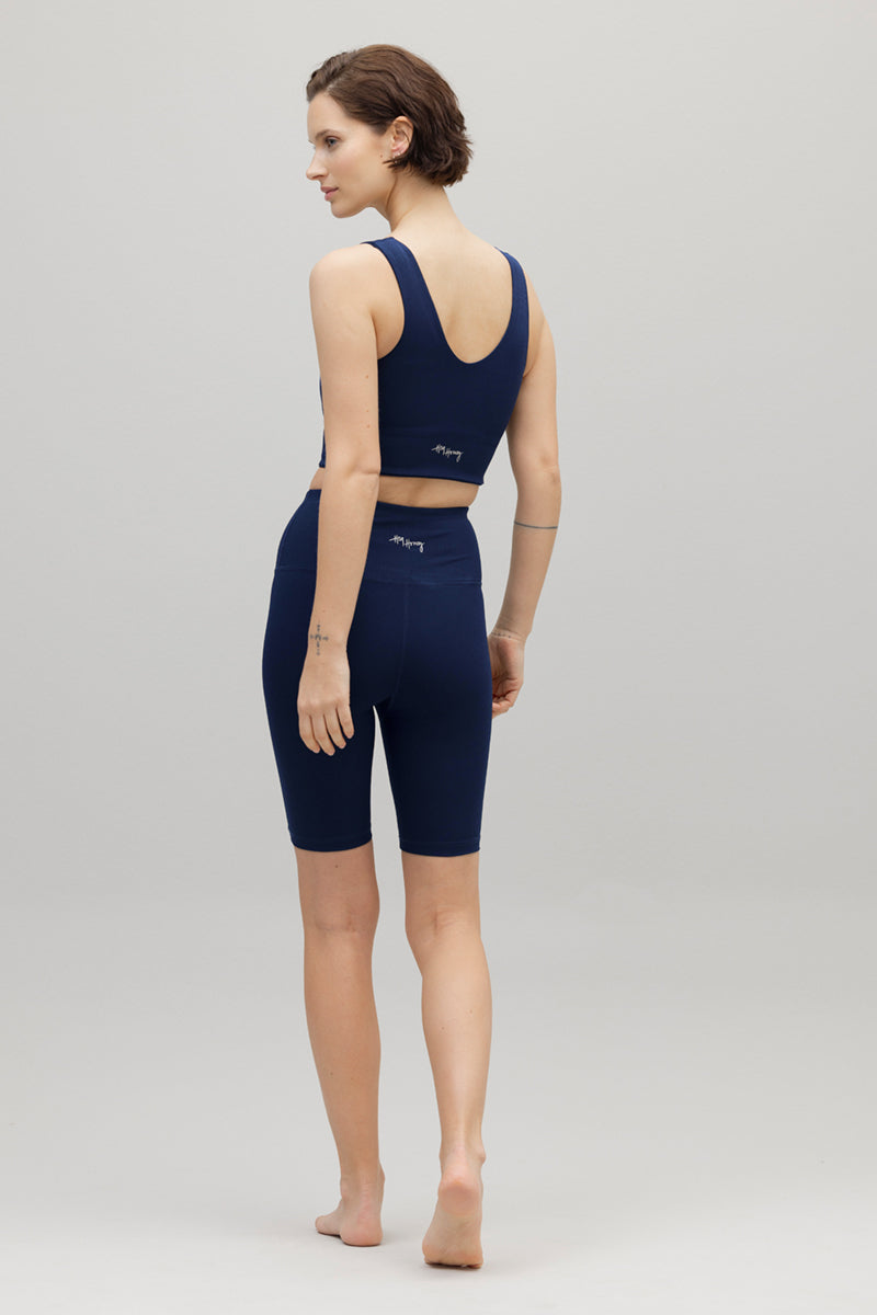 Bustier Ribbed Blue Depth