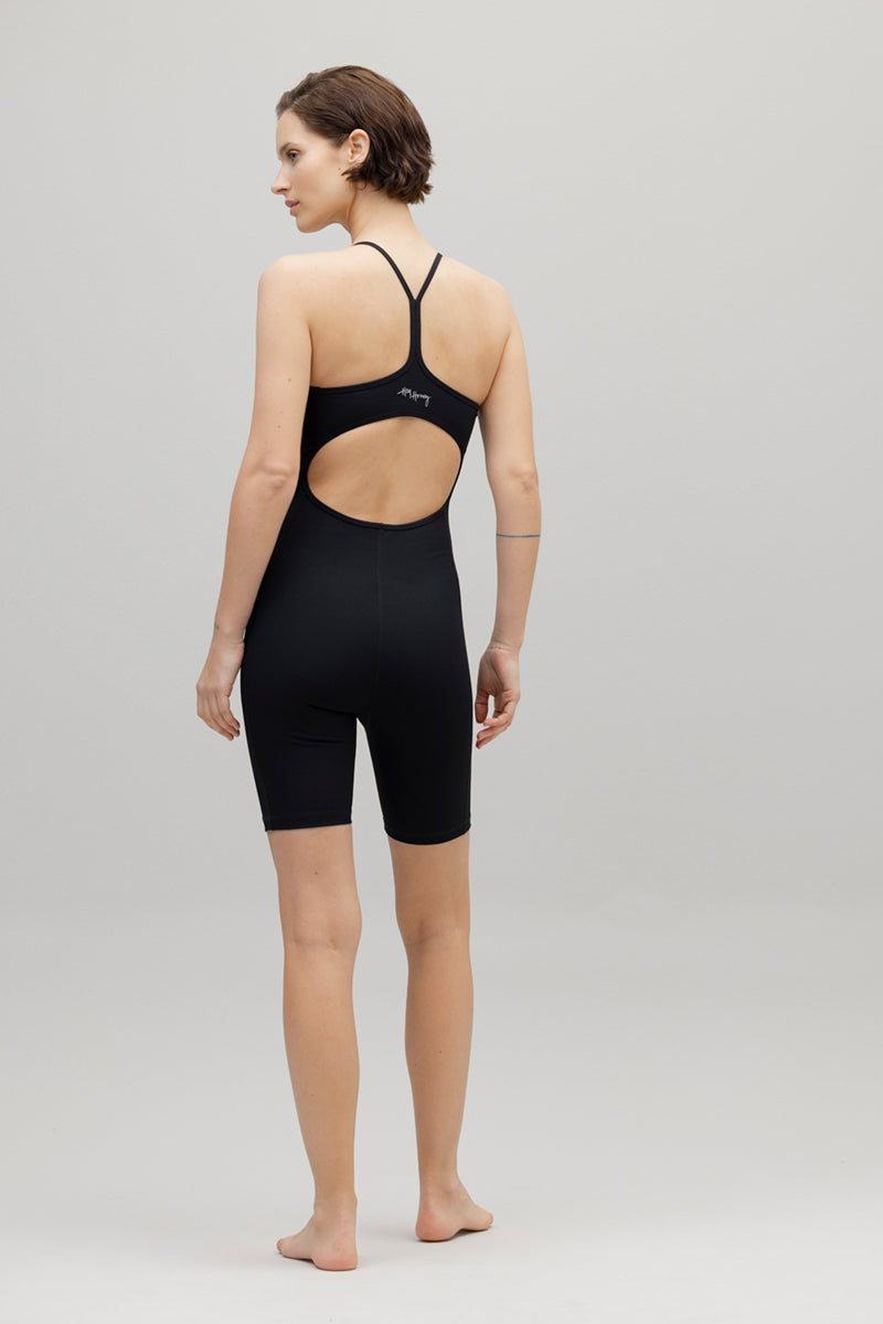Jumpsuit Ribbed Black