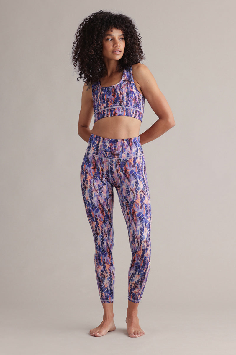 Cropped Leggings Brushstroke