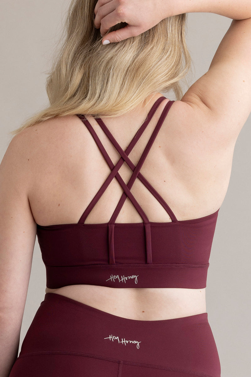 Maternity Leggings Always Dressed Italian Plum