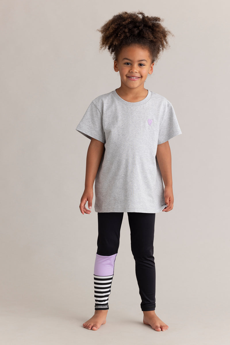 Kids Surf Style Leggings Lilac Breeze
