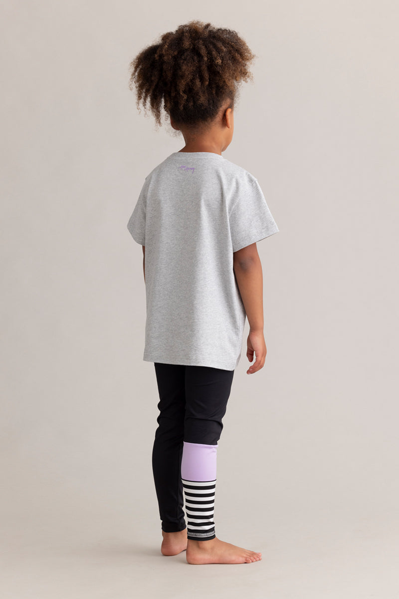 Kids Surf Style Leggings Lilac Breeze