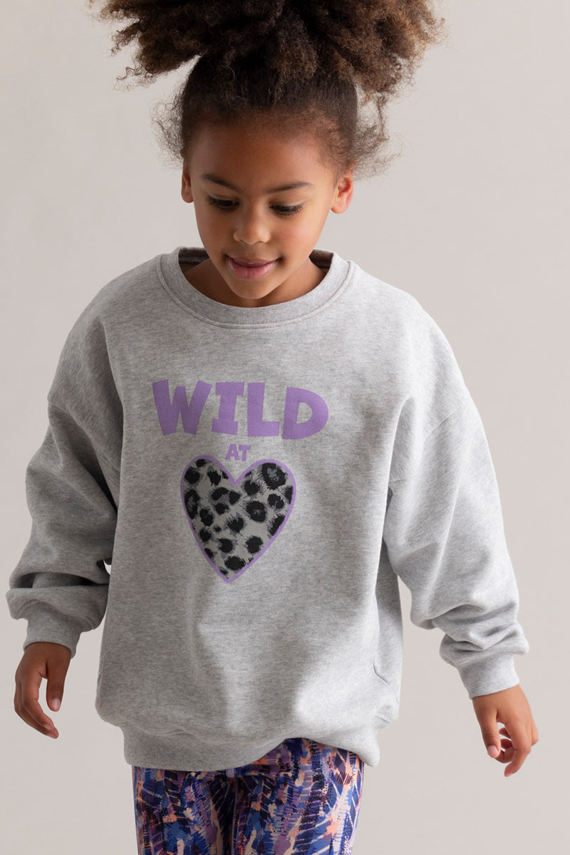 Kids Sweatshirt Wild At Heart