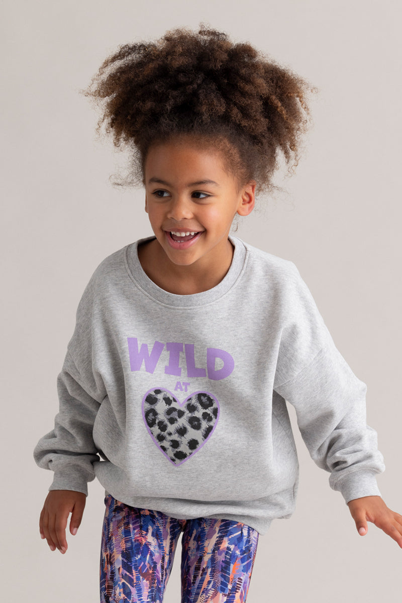Kids Sweatshirt Wild At Heart