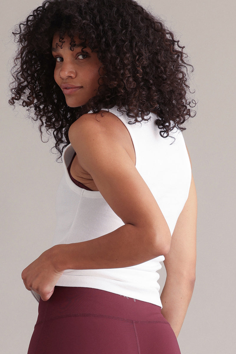 Rib Tank White