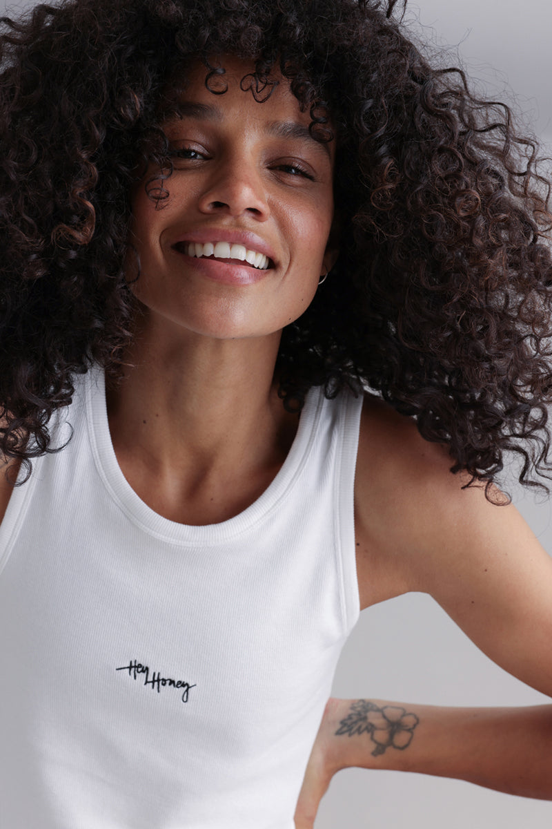 Rib Tank White
