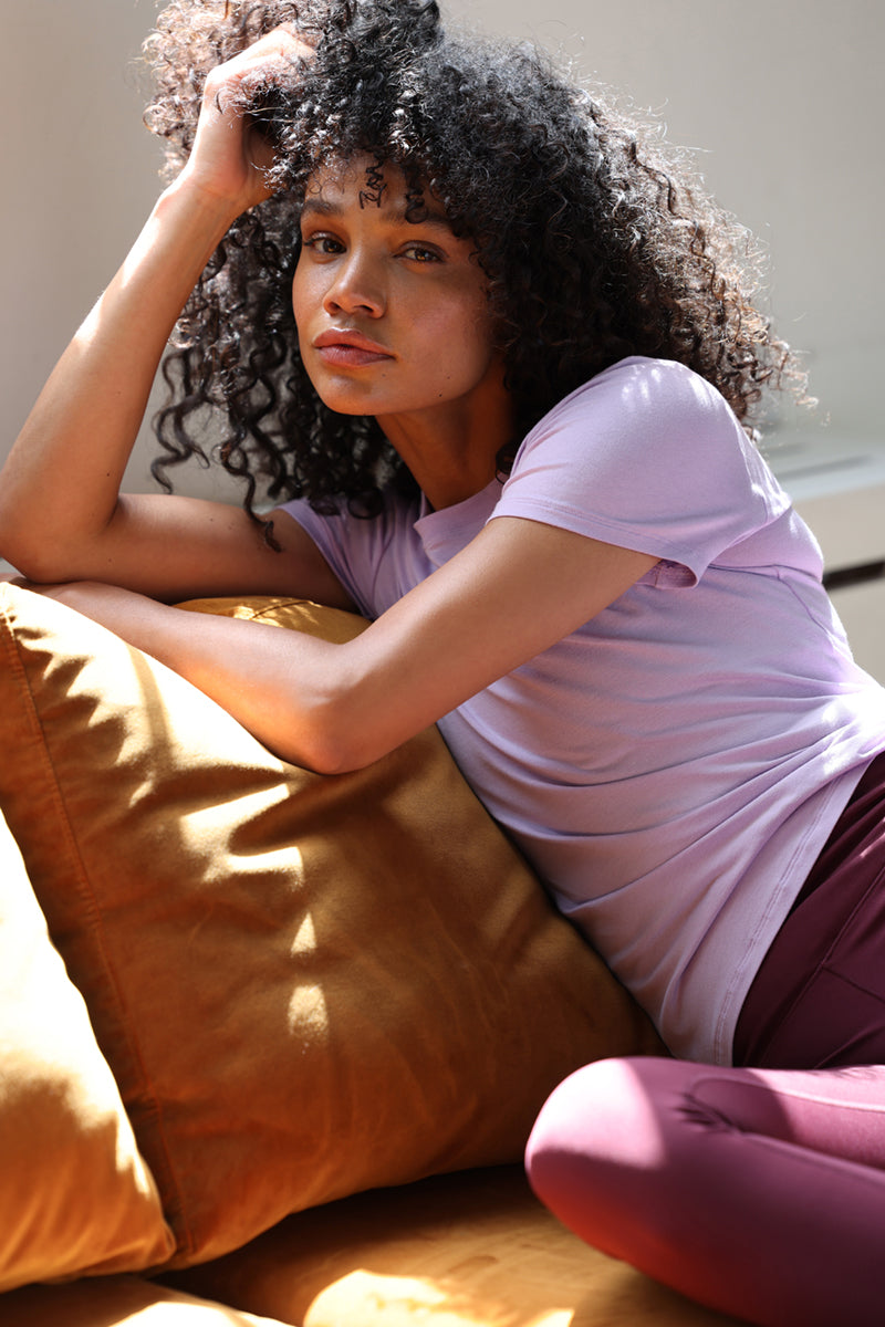 Active T-Shirt Lilac Breeze
