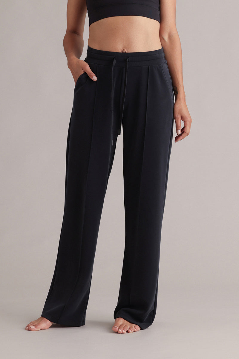 Long Jersey Pants Black