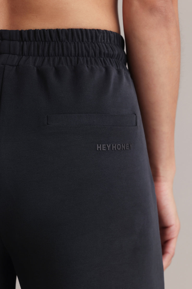 Long Jersey Pants Black