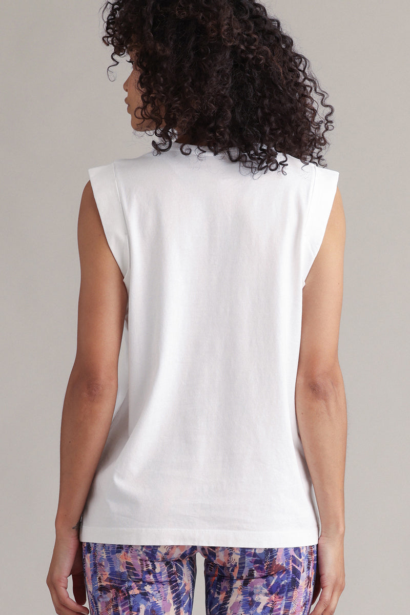 Muscle Tank White