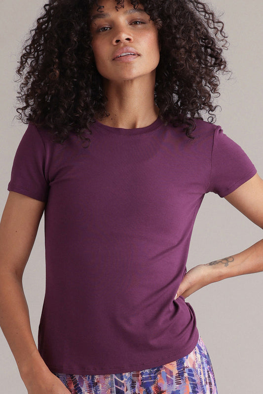 Active T-Shirt Italian Plum