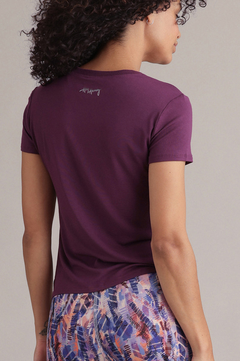 Active T-Shirt Italian Plum