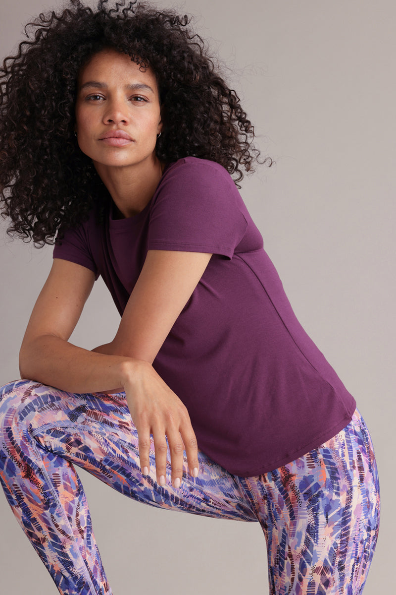 Active T-Shirt Italian Plum