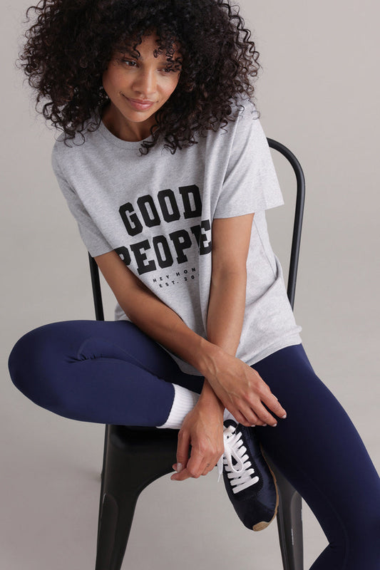 T-Shirt Good People Grey Melange