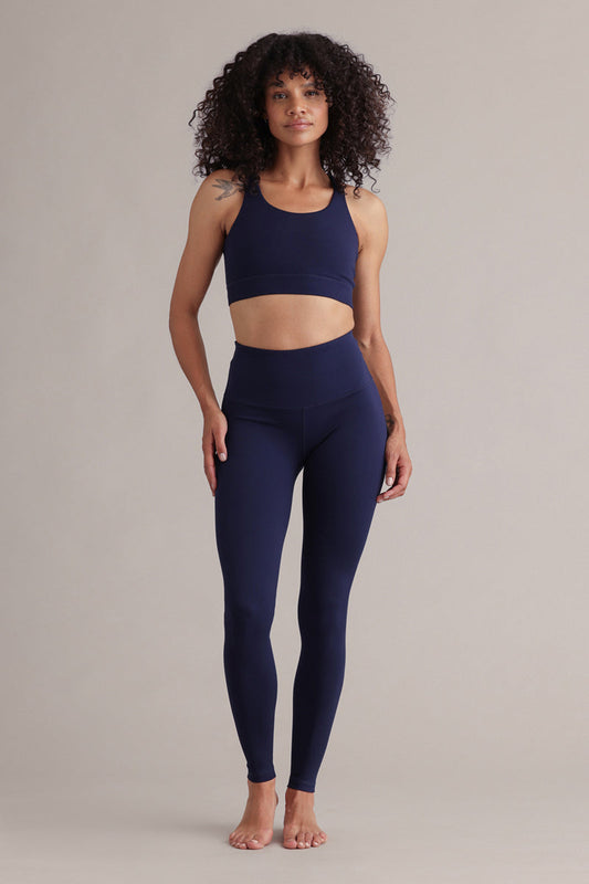 High-Waist Leggings Always Dressed Baritone Blue