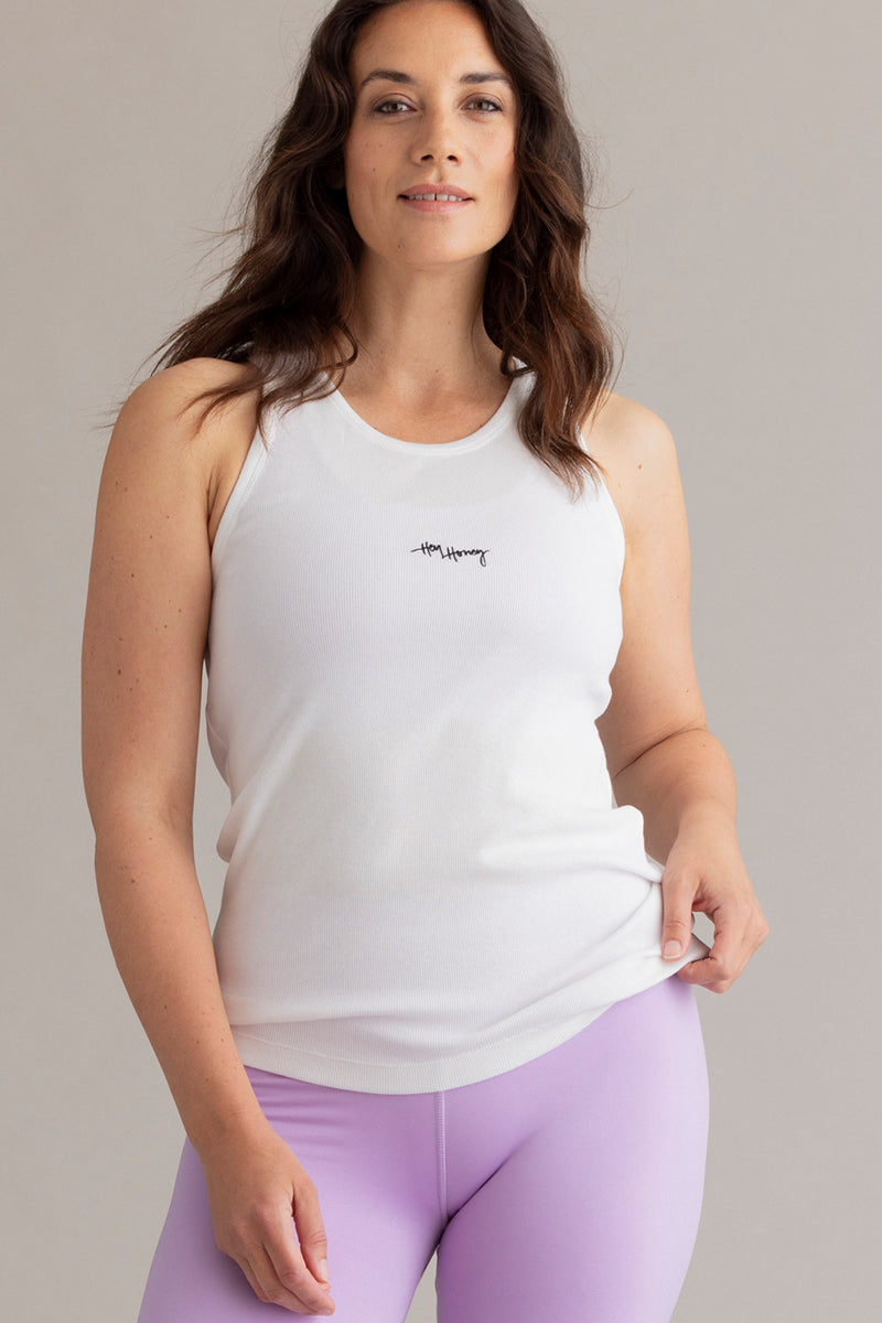 Rib Tank White
