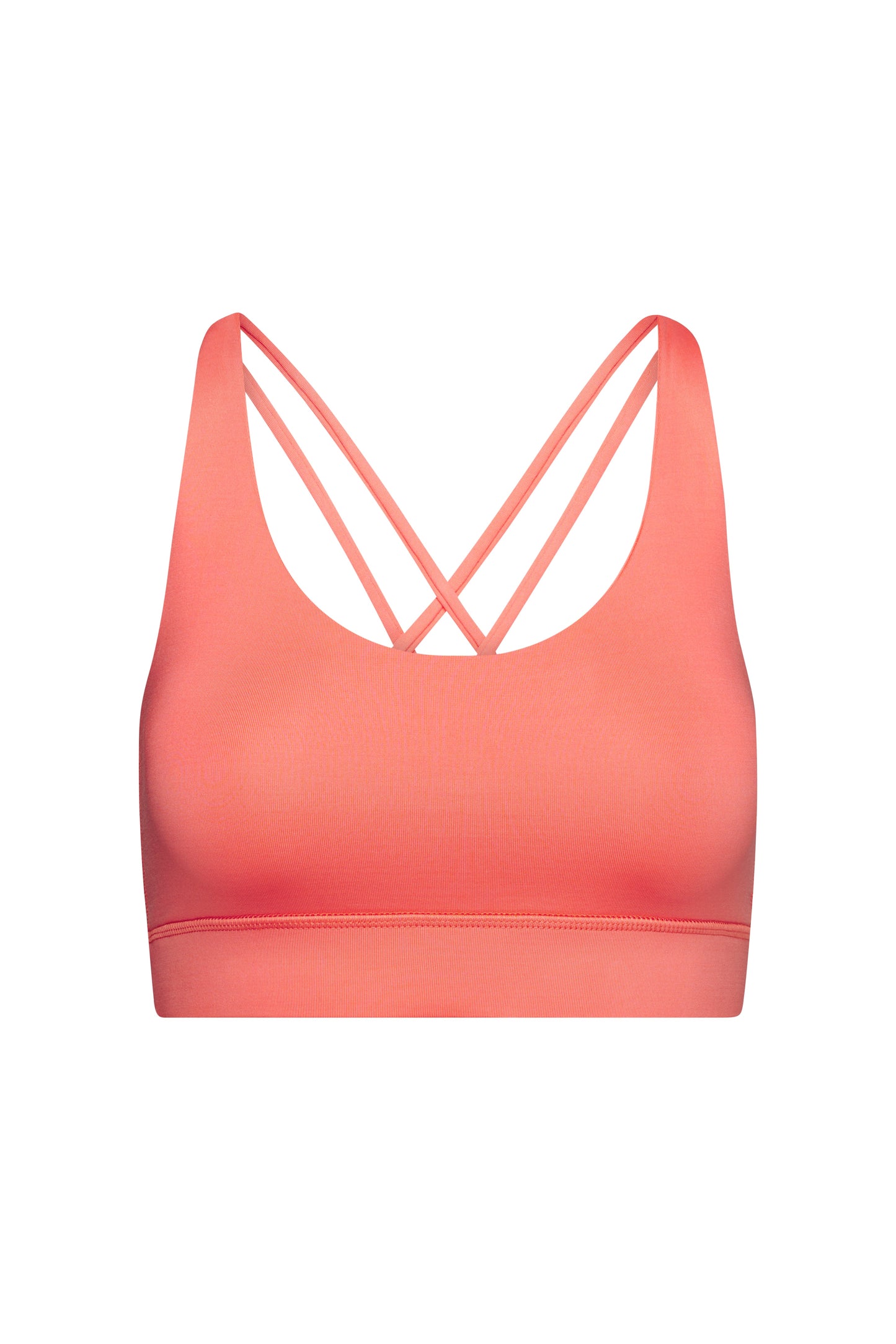 Criss-Cross Bra Peach