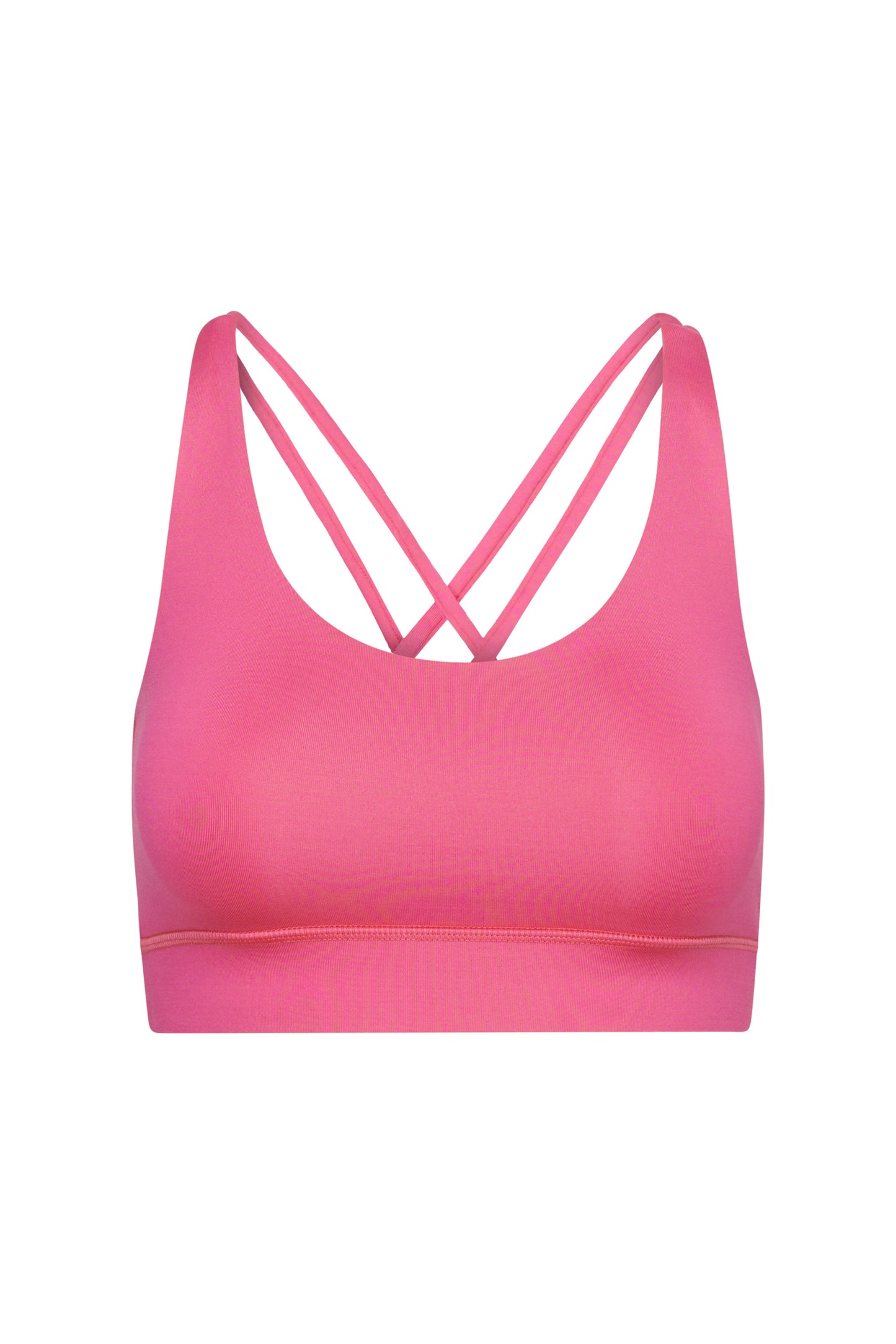 Criss-Cross Bra Fuchsia