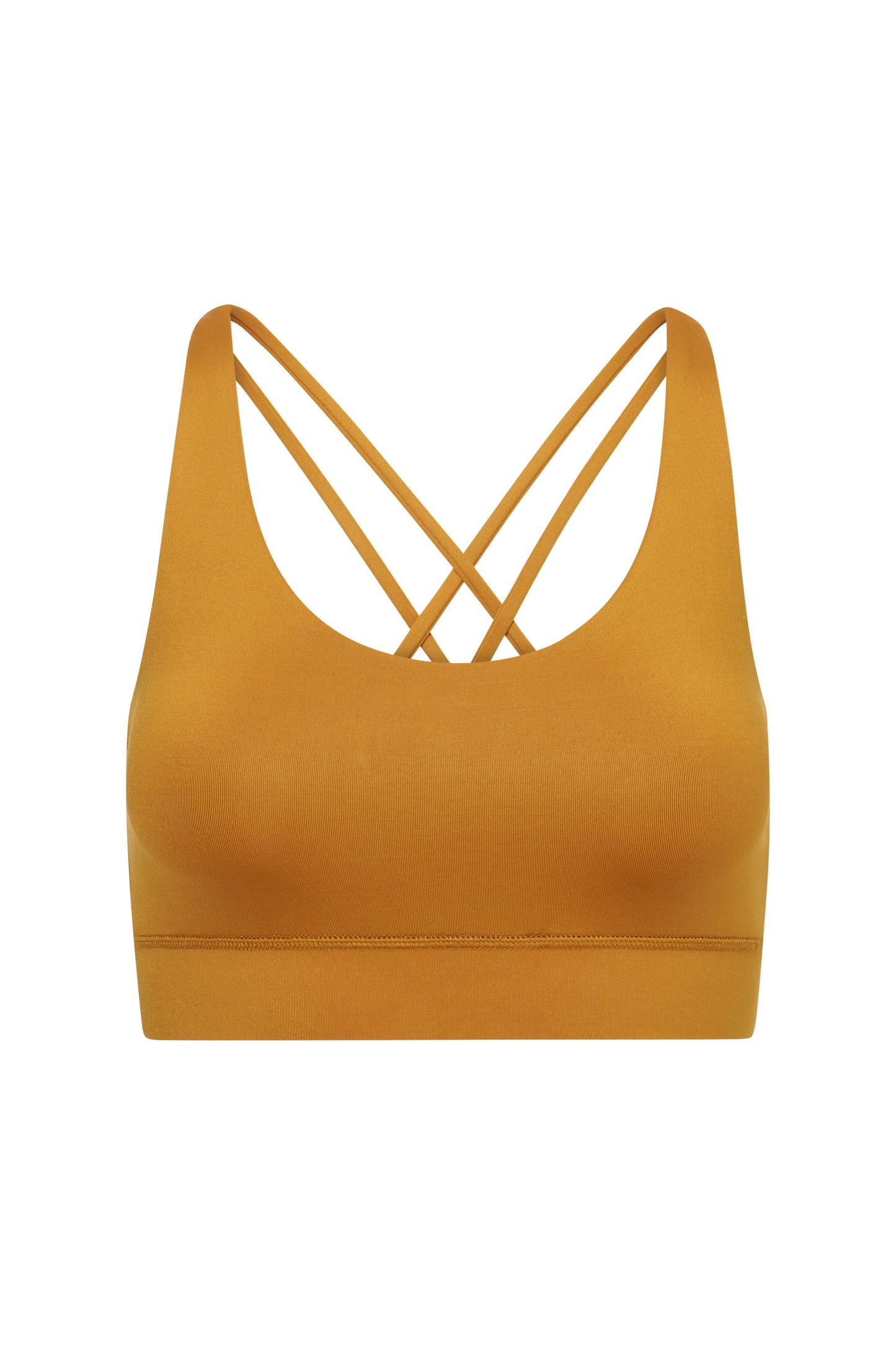 Criss-Cross Bra Pumpkin Spice