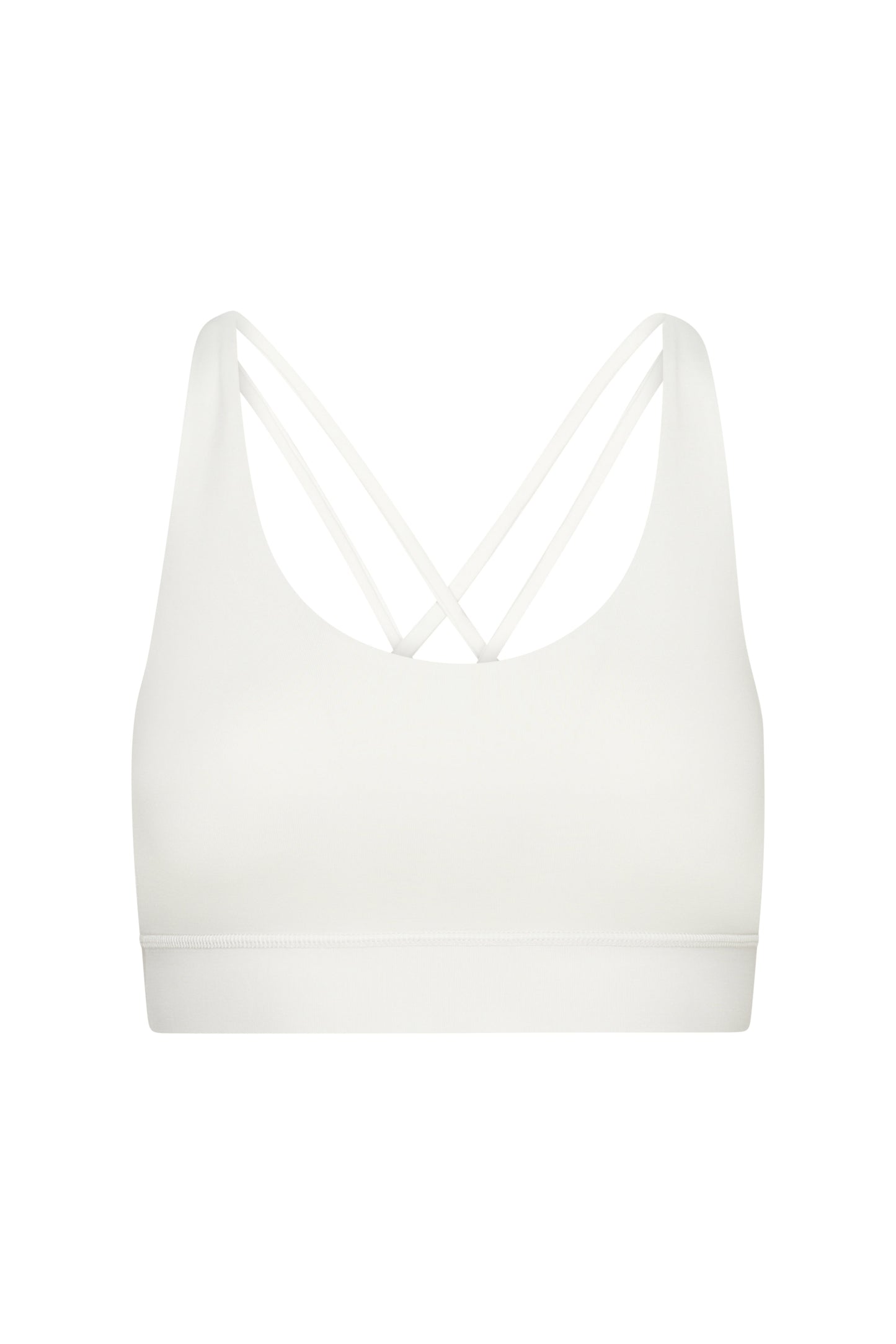 Criss-Cross Bra White