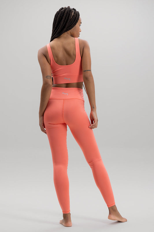 Cropped Leggings Peach