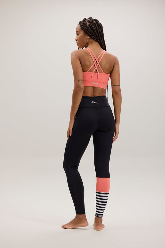 Surf Style Leggings Peach