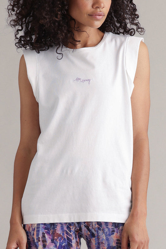 Muscle Tank White