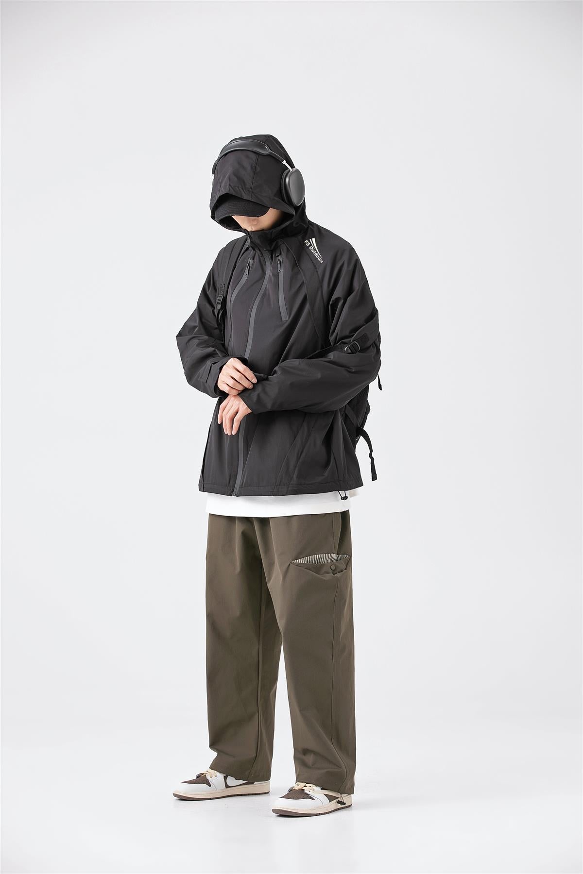 Waterproof Jacket In Black